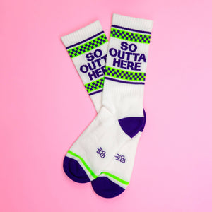 Gumball Poodle - So Outta Here Gym Crew Socks