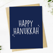 Load image into Gallery viewer, Big Moods - Happy Hanukkah Text Greeting Card
