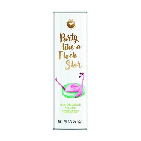 Astor Chocolate Corp. - Party Like a Flock Star  / Milk Chocolate Key Lime 1.75oz.