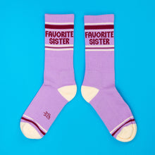 Load image into Gallery viewer, Gumball Poodle - Favorite Sister Gym Crew Socks
