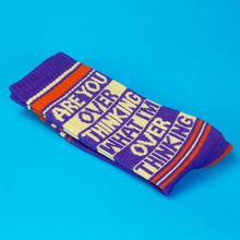 Load image into Gallery viewer, Gumball Poodle - Are You Over Thinking What I&#39;m Over Thinking? Gym Crew Socks
