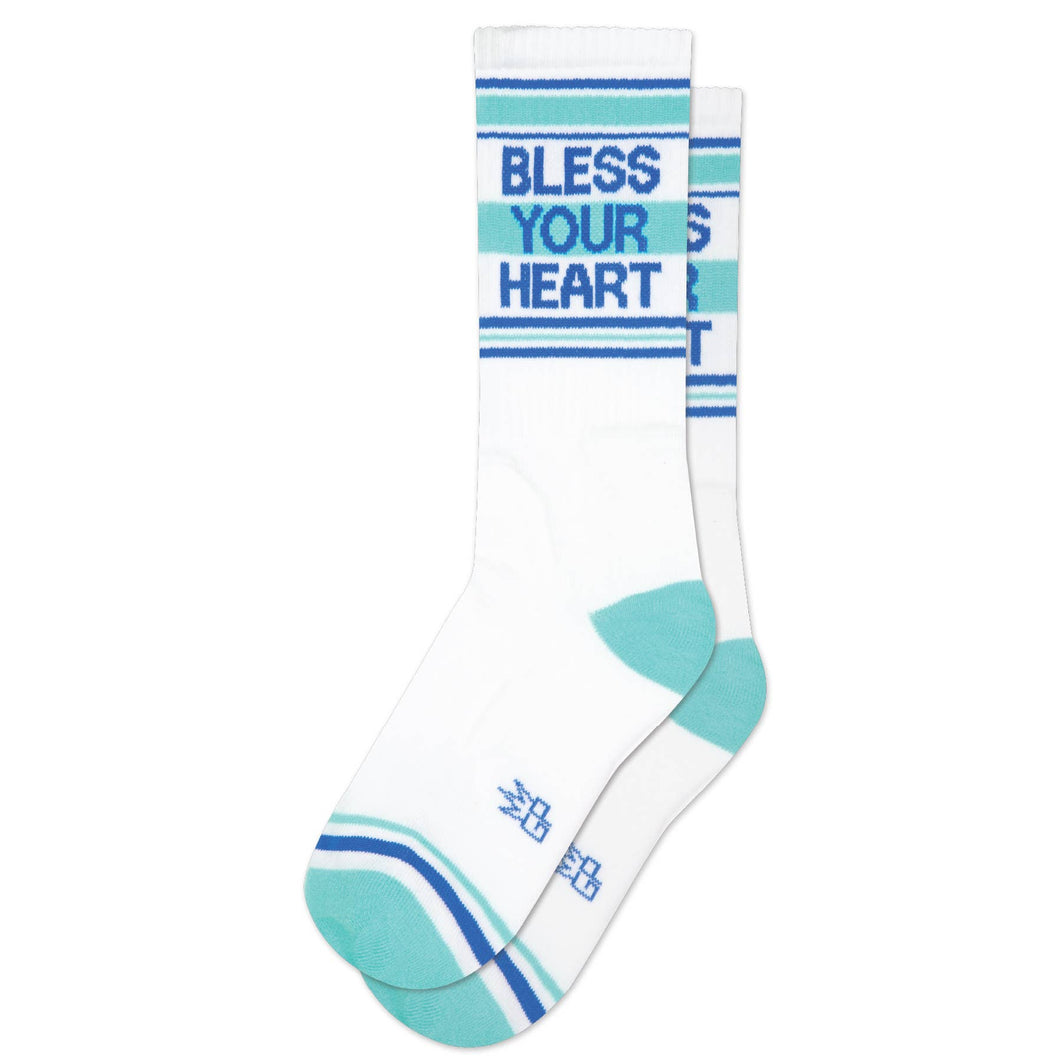 Gumball Poodle - Bless Your Heart Gym Crew Socks