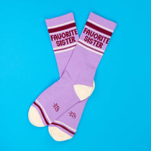 Load image into Gallery viewer, Gumball Poodle - Favorite Sister Gym Crew Socks
