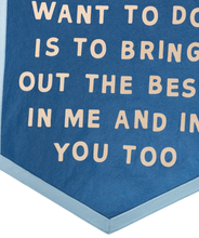 Load image into Gallery viewer, Oxford Pennant - Joni Mitchell All I Want Camp Flag

