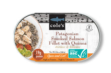 Load image into Gallery viewer, Cole's Seafood - Patagonian Smoked Salmon Fillet w. Quinoa Open &amp; Eat Meal
