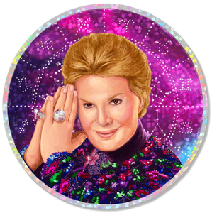 Ambar Del Moral - Walter Mercado Sticker (Glitter)