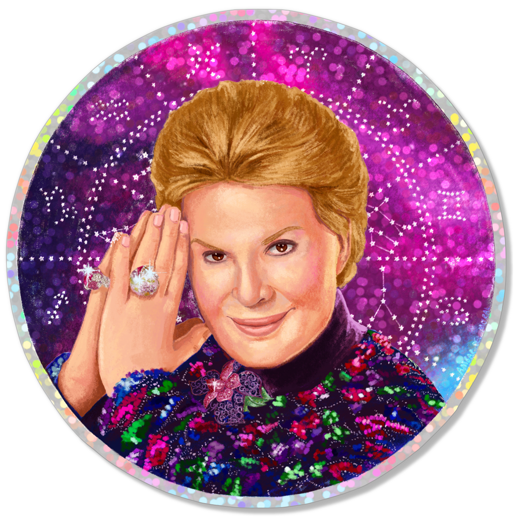 Ambar Del Moral - Walter Mercado Sticker (Glitter)