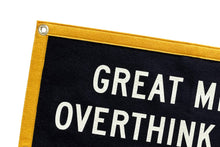 Load image into Gallery viewer, Oxford Pennant - Great Minds Overthink Alike Camp Flag • Holy Smokes x Oxford Pennant
