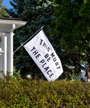 Load image into Gallery viewer, Oxford Pennant - This Must Be The Place Outdoor Flag
