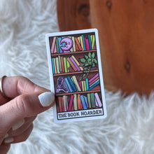Load image into Gallery viewer, Big Moods - "The Book Hoarder" Book Tarot Card Sticker
