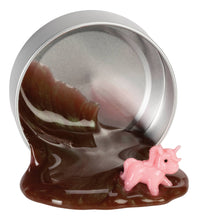 Load image into Gallery viewer, Bigfoot Scat, Poo Colored Slime with Unicorn Figurine
