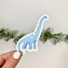Load image into Gallery viewer, Big Moods - Cute Blue Long Neck Dinosaur Sticker
