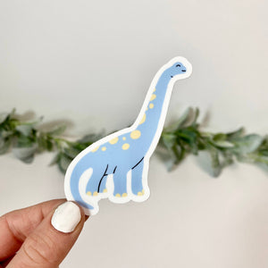 Big Moods - Cute Blue Long Neck Dinosaur Sticker