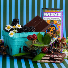 Load image into Gallery viewer, Seattle Chocolate Presents MAEVE - New! Hungry Blackberry Truffle Bar
