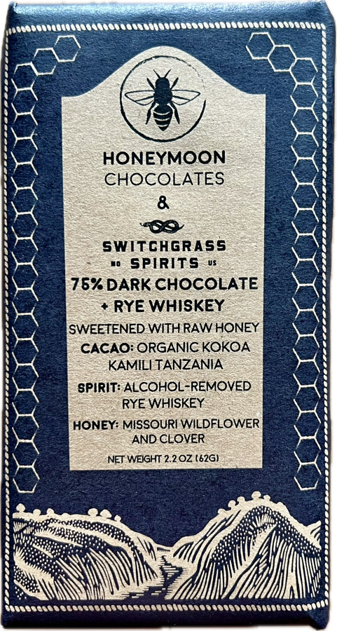 Honeymoon Chocolates - 73% Whiskey Honey Dark Chocolate