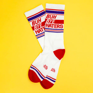 Gumball Poodle - Buh Bye Haters Gym Crew Socks