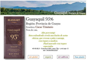 Eat Spain - Blanxart Dark Chocolate Single Origin Guayaquil 95%