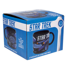 Load image into Gallery viewer, Unemployed Philosophers Guild - Starships of Star Trek Coffee Mug
