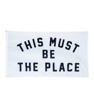 Load image into Gallery viewer, Oxford Pennant - This Must Be The Place Outdoor Flag
