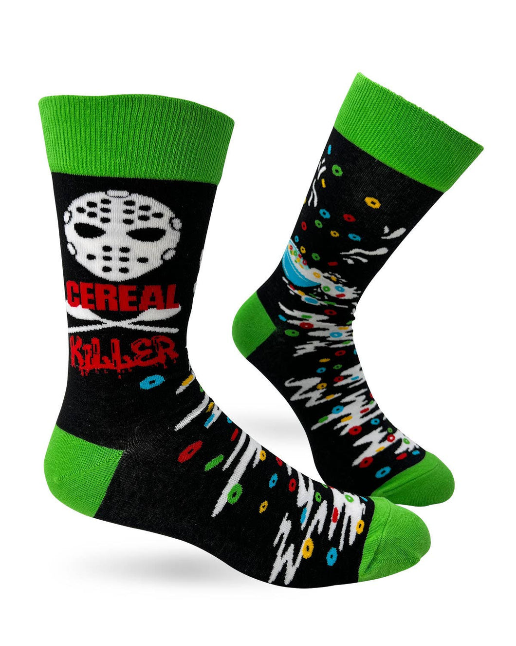 Fabdaz - Cereal Killer Men's Novelty Crew Socks