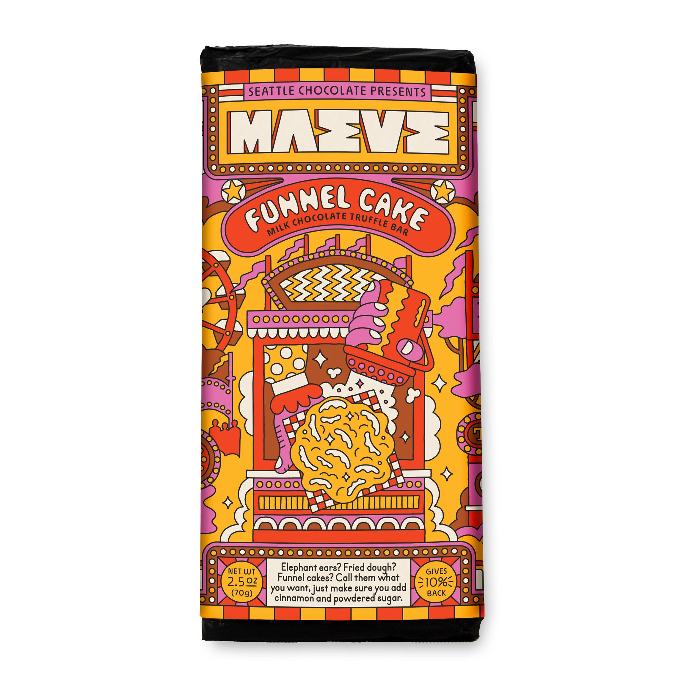 Seattle Chocolate Presents MAEVE - New! Summer - Funnel Cake
