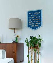 Load image into Gallery viewer, Oxford Pennant - Joni Mitchell All I Want Camp Flag
