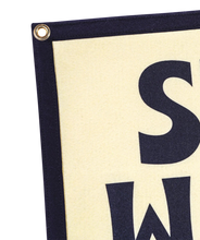 Load image into Gallery viewer, Oxford Pennant - Stay Weird Camp Flag
