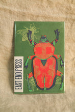 Load image into Gallery viewer, East End Press - SCARAB BEETLE GREETING CARD
