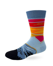 Load image into Gallery viewer, Fabdaz - Adventure Awaits Men&#39;s Novelty Crew Socks
