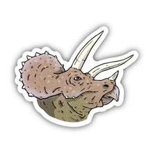 Load image into Gallery viewer, Big Moods - Triceratops Dinosaur Sticker
