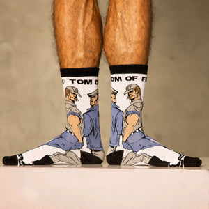 Gumball Poodle - Tom of Finland Denim Trio Crew Socks