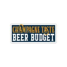 Load image into Gallery viewer, Good Southerner - Champagne Taste Beer Budget Sticker
