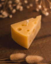 Load image into Gallery viewer, The Ramblin&#39; Bee - Cheese Wedge Candle
