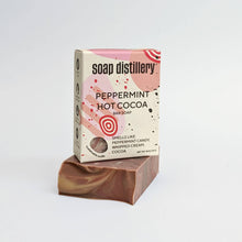 Load image into Gallery viewer, Soap Distillery - Peppermint Hot Cocoa Bar Soap
