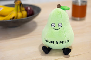 Punchkins - Funny Pear Plushie, Novelty Gift Perfect for Friends