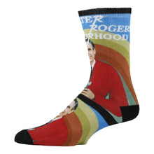 Load image into Gallery viewer, OoohYeah Socks/Sock It Up/OoohGeez Slippers - It&#39;s Mr Rogers | Men&#39;s Cotton Crew Funny Socks
