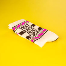 Load image into Gallery viewer, Gumball Poodle - Text Less Hug More Gym Crew Socks
