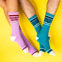 Load image into Gallery viewer, Gumball Poodle - Favorite Sister Gym Crew Socks
