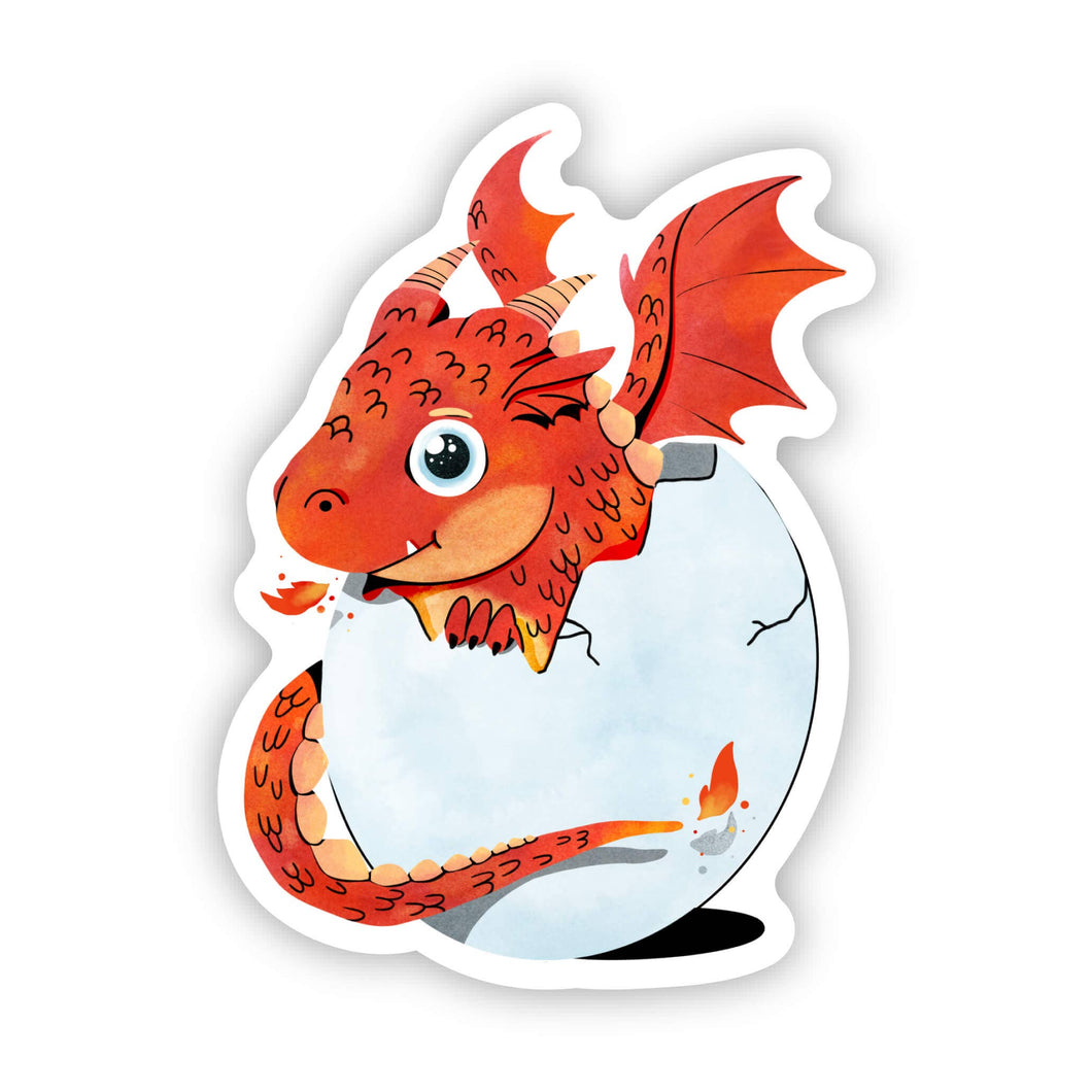 Big Moods - Hatching Dragon Sticker