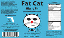 Load image into Gallery viewer, Fat Cat - Hiss-y Fit Carolina Reaper Hot Sauce (full case - 12ct)
