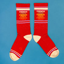 Load image into Gallery viewer, Gumball Poodle - French Fries Gym Crew Socks
