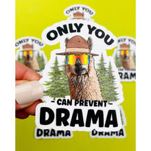 Load image into Gallery viewer, Otto&#39;s Grotto - Llama Drama Sticker Only You Can Prevent Drama Sticker
