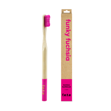 Load image into Gallery viewer, from earth to earth USA - F.e.t.e | Adult's Firm Bamboo Toothbrush
