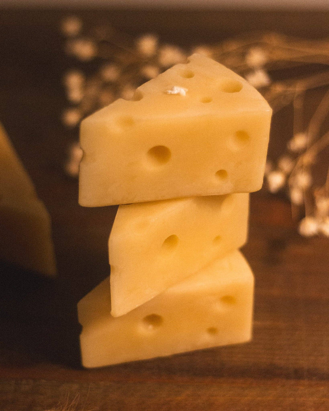 The Ramblin' Bee - Cheese Wedge Candle