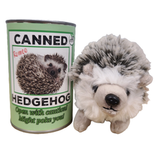 Load image into Gallery viewer, Canned Gifts - Canned Hedgehog | Stuffed Animal Plush w/Funny Jokes | Gift
