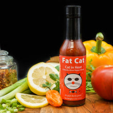 Load image into Gallery viewer, Fat Cat - Cat In Heat Chipotle-Ghost Pepper Hot Sauce (full case-12ct)
