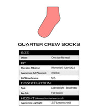 Load image into Gallery viewer, Gumball Poodle - Divine Glamour - Quarter Crew Socks
