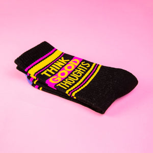 Gumball Poodle - Think Good Thoughts Gym Crew Socks