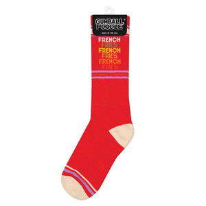 Gumball Poodle - French Fries Gym Crew Socks