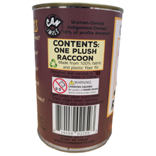 Load image into Gallery viewer, Canned Gifts - Canned Raccoon | Stuffed Animal Plush w/Funny Jokes on Can
